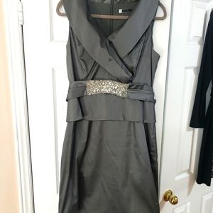 JS Boutique Metalic Grey Dress
